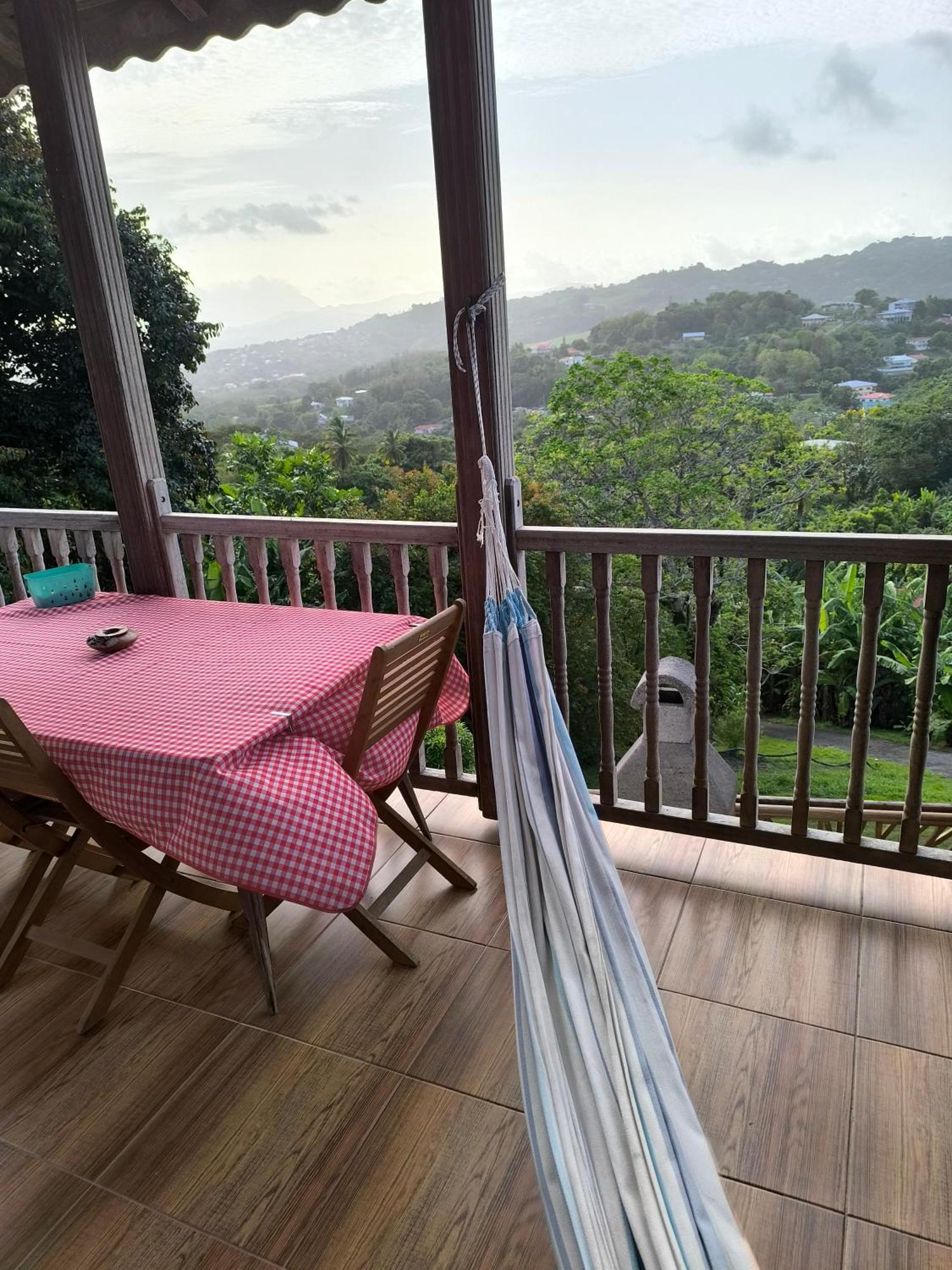 Studio Brazilia Bois Et Nature, Terrasse Avec Vue Sur Les Pitons Le Robert Exterior photo